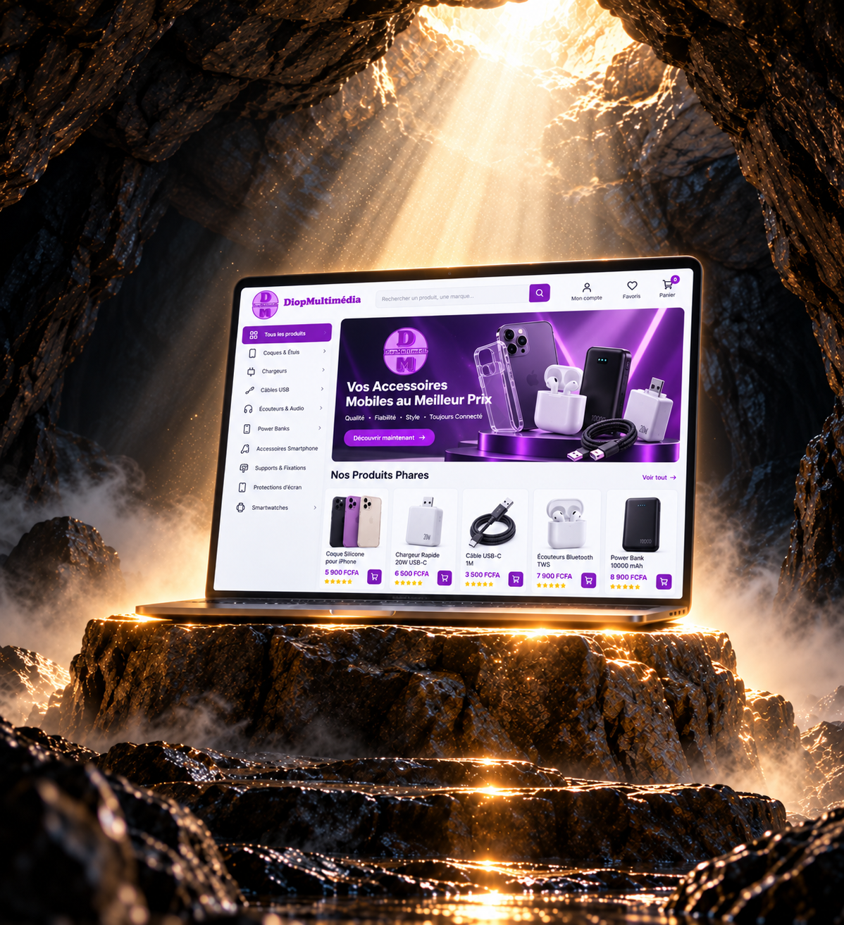 Boutique en ligne Diop Multimédia