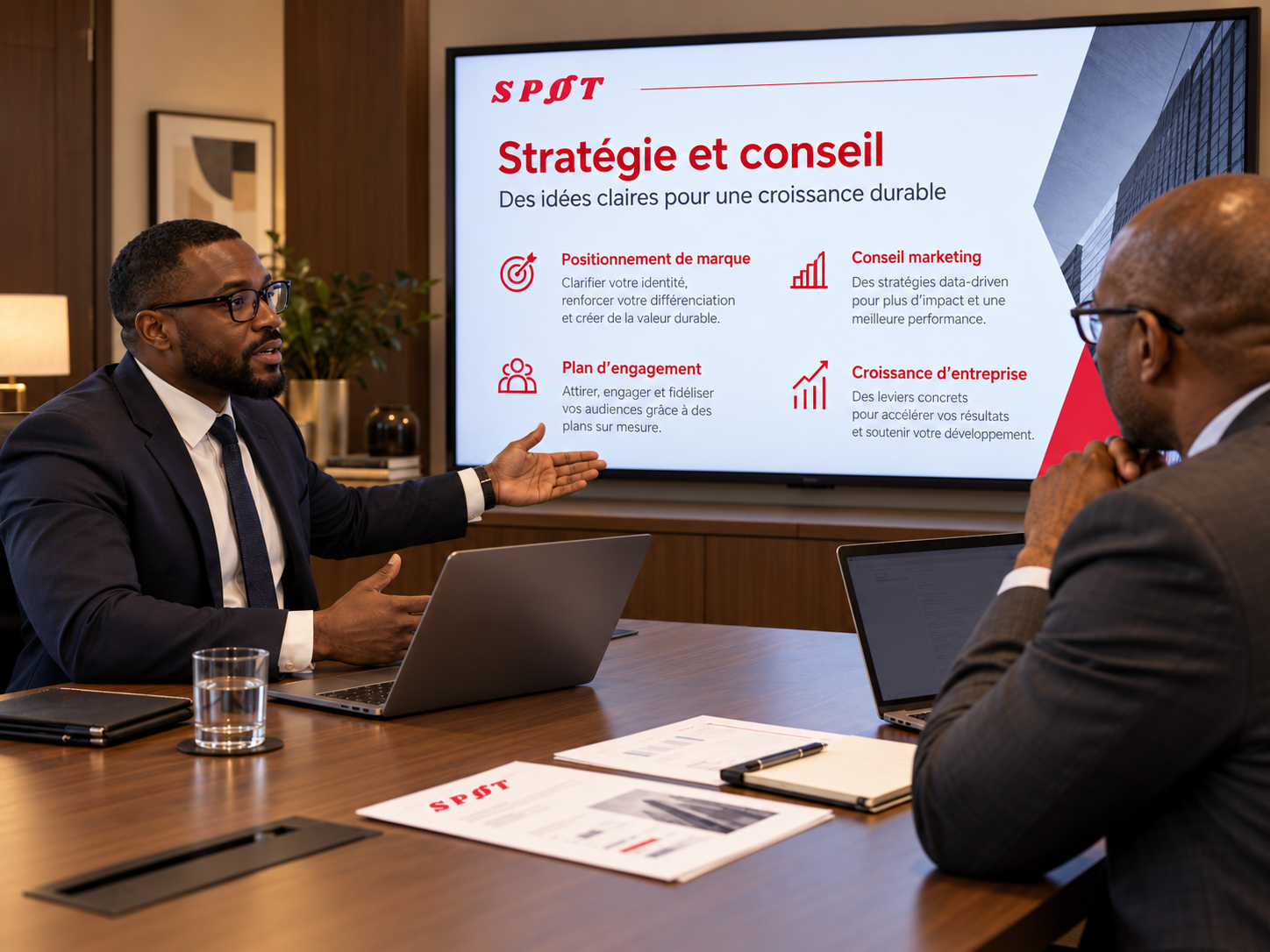 Présentation SPOT sur la stratégie de marque et la croissance d’entreprise